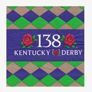 Vintage Kentucky Derby Cocktail Napkins